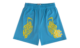 EE BASIC SHORT "WARREN LOTAS - Carolina Blue/Yellow" EE694