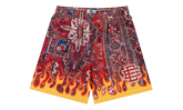 EE BASIC SHORT "FW24 - Multicolor/Flame" EE629