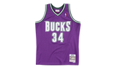 NBA Ray Allen Swingman Road Jersey "2000 Milwaukee Bucks - Purple" SMJYAC18014 MBUPURP00RAL