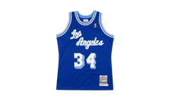 NBA Shaquille O'Neal Authentic Jersey "1996 Los Angeles Lakers - Royal" AJY4CP19140 LALROYA96SON