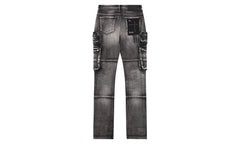 Slate Cargo Denim "Grey" B1839ASSTM