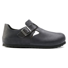 London Oiled Leather Classic Footbed in Black