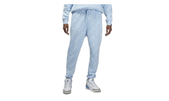 Air Jordan Fleece Pants All Over Print Joggers "Ice Blue" DV7646 485