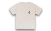 EE BASIC T-SHIRT "Ivory/Navy" EE816