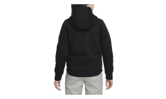 Sportswear Tech Fleece Girls' Full-Zip Hoodie GS "Black / Black / Black" FD2979 010