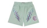 EE BASIC SHORT "SS24 - Bolt Silt Green/Purple" EE684