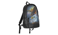 MM6 Maison Margiela Eagle Leather Backpack "SS26 - Black" SU27200