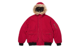 Reversible Faux Fur Hooded Work Jacket "SS26 - Red" SU27010