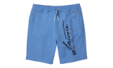 Signature Print Cotton Fleece Shorts "Blue Chine / Black" GH2640 HG3