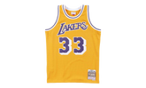 NBA Kareem Abdul-Jabbar Swingman Jersey "1984 Los Angeles Lakers - Light Gold" SMJYAC18110 LALLTGD84KAB