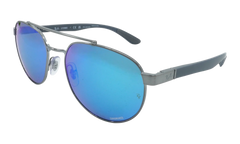 Irregular Polarized Sunglasses "Gunmetal" RB3736CH-004-A1_56
