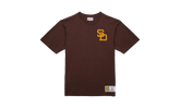 Legends Collection Vintage Logo Short Sleeve Tee "San Diego Padres - Brown" FC12500 A SDP 4 BROW