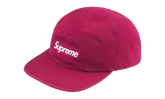 Washed Chino Twill Camp Cap "FW24 - Cranberry" SU27095