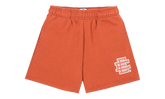 EE BASIC SWEAT SHORT "FW22 - Rust/Rust" EE613