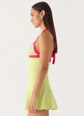 Dumdi Mini Dress - Lime