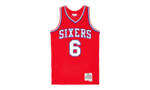1982-83 Julius Erving Philidelphia 76ers Swingman Jersey "Red Multi" MN1982 83JEP76SJ