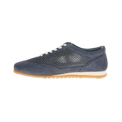 Naples Suede Mesh Lace Up Sneakers