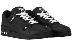 Trainer Black Embossed Monogram