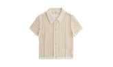 Rhea Knit Polo Top WMNS "Beige" khw030532 105