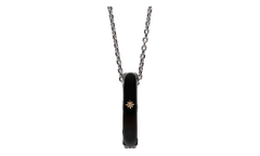 PENDANT NECKLACE WITH STAR DETAIL "Black / Silver" SM1UU0056P6478964