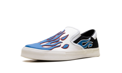 Slip On Sneakers "Flame - Black White Blue" S0F23149CL BWB