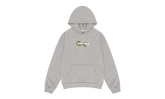 Embroidered Floral Logo Hoodie "Grey" DT350