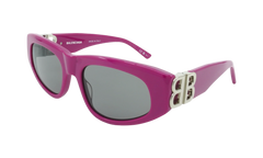 Square Frame Sunglasses WMNS "Fuchsia / Silver" BB0096S 016