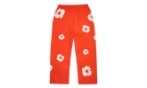 Cotton Wreath Baggy Sweatpants "Dark Orange" DT619