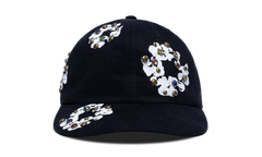 Rhinestone Cotton Wreath Cap "Black" DT351