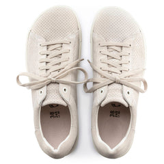 Bend Low in Suede Embossed in Antique White
