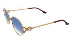 Ruler 18KT "Yellow Gold / Electric Blue Peach Multiflash Gradient" VFRU2 0003 53A8