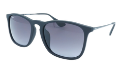 CHRIS SUNGLASSES "RUBBER BLACK" RB4187F-622-8G