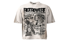 Rhinestone Never Been Normal T-Shirt "White" RET001