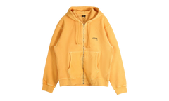 Smooth Stock Pig Dyed Zip Hoodie "ORANGE" 1975021 ORAN