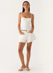 Samah Top - White