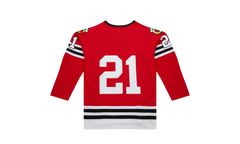 NHL Stan Mikita Dark Jersey "1960 Chicago Blackhawks - Scarlet" JY9064 CBHSCAR