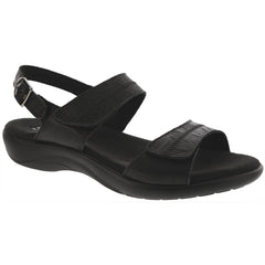 Women's Nudu Heel Strap Sandal in Black Larse