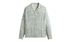 Lyocell Long-Sleeve Thompson Camp Collar Shirt "Tranquility" KHM032009 341