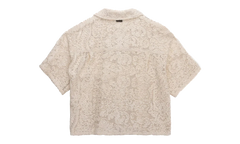 Mind Maze Crochet Camp Short-Sleeve Button Up "Natural" HTG260145 NAT
