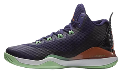 Air Jordan Super.Fly 3 PO "Ink / Bright Mandarin / Black / White" 724934 505