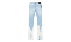 Denis Light Wash Splatter Jeans "Light Blue" MU24D678 B1104WTPSP