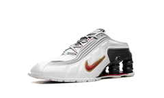 Shox MR4 Mule"Martine Rose Metallic Platinum Varsity Red" IM5420 100